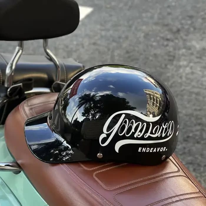 Casque de moto rétro universel quatre saisons unisexe pour cruiser américain