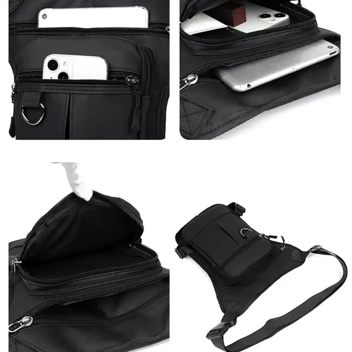 Sac de voyage tactique étanche moto taille jambe sac hommes hanche Bum Pack