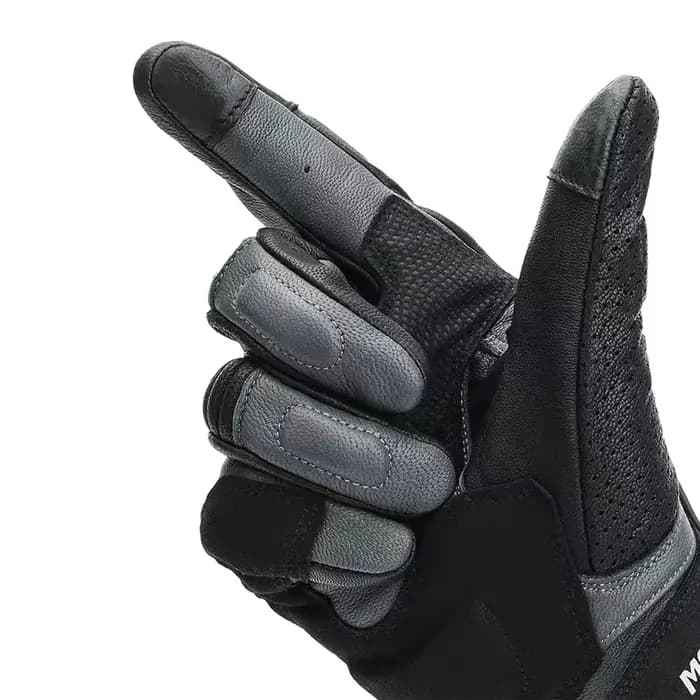 Gants de moto en cuir approuvés CE pour hommes