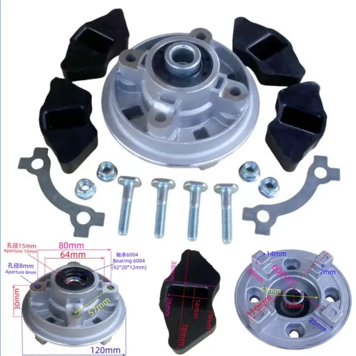 Moto CG125 CB GLR Yamaha Yeria TT-R YBZ TTR countaudit 150 F28 5VL JYM YBS JOwheel montage siège tampon corps engrenage