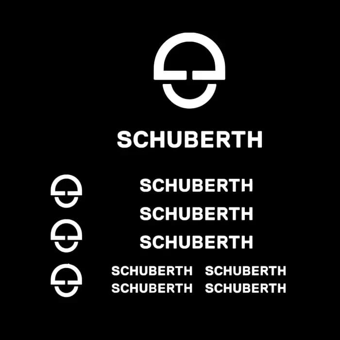 autocollants en vinyle pour autocollants de casque Schuberth