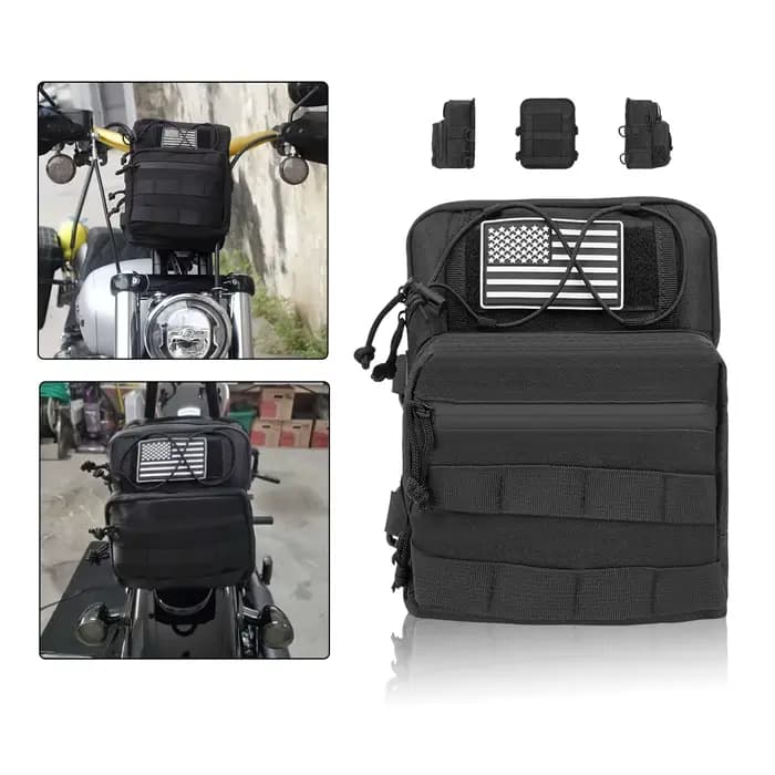 Sac étanche pour barres de sécurité pour cadre de moto