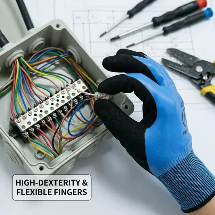 Gants isolés électriquement 1000V 400V