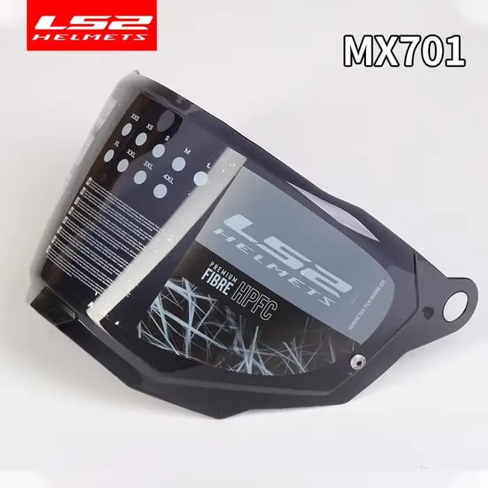 Visière de casque d'origine LS2 MX701 pour casques de moto tout-terrain LS2 EXPLORER