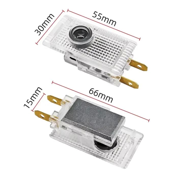 2 pièces de lampes LED pour portières de voiture, éclairage de bienvenue, logo lumineux pour Opel Insignia A B 2009-2017 Antara 2008-2018, accessoires de voiture