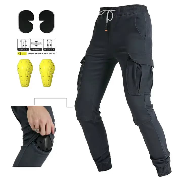 Pantalon de moto cargo pour homme et femme