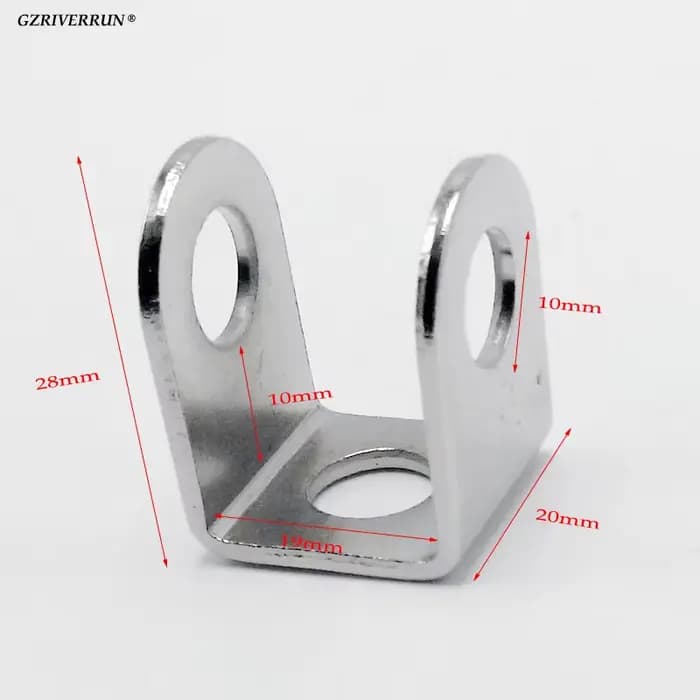 Support de fixation pour phare et projecteur en acier inoxydable pour moto Cafe Racer Custom