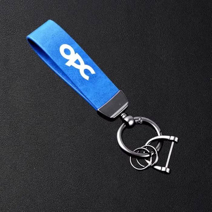 Porte-clés en cuir de voiture de haute qualité, accessoires en métal pour Opel OPC