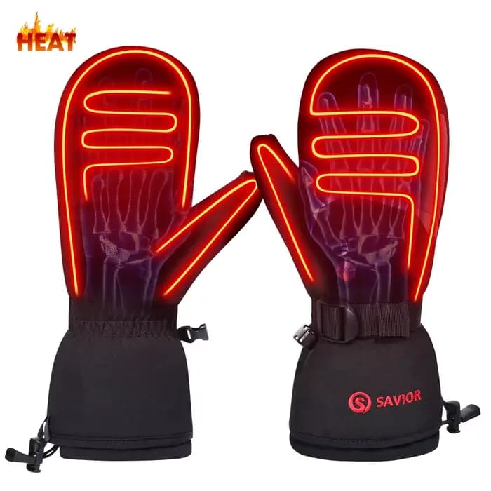 Gants chauffants pour l'hiver 7.4V