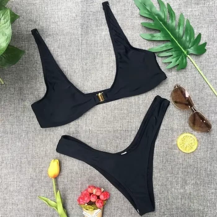 Maillot de bain pour femmes, vêtements de plage d'été, ensemble de bikini brésilien sexy, maillot de bain taille basse pour femmes, Biquini