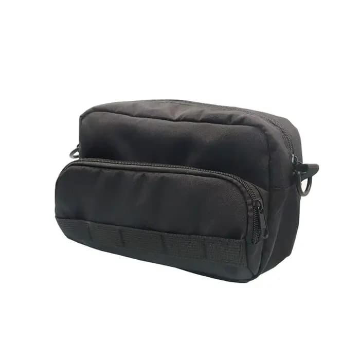 Sac de guidon de moto, sac à outils de moto, sac de fourche de moto, sac d'accessoires de rangement avant, sac à bandoulière, sac de taille