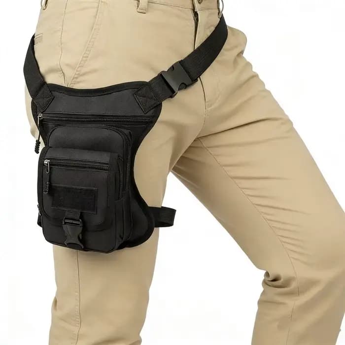 Sacoche de cuisse multifonctionnelle pour moto