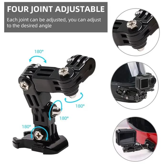 Support de casque de moto pour Gopro Hero 10 9 8 7 6 5 4 3 Yi osmo