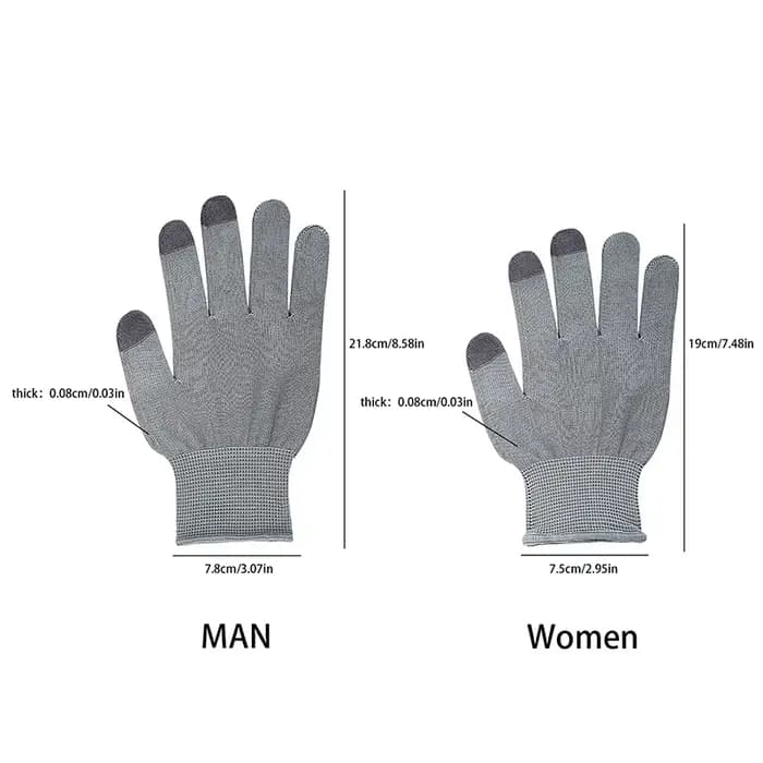 Gants antidérapants imperméables pour écran tactile