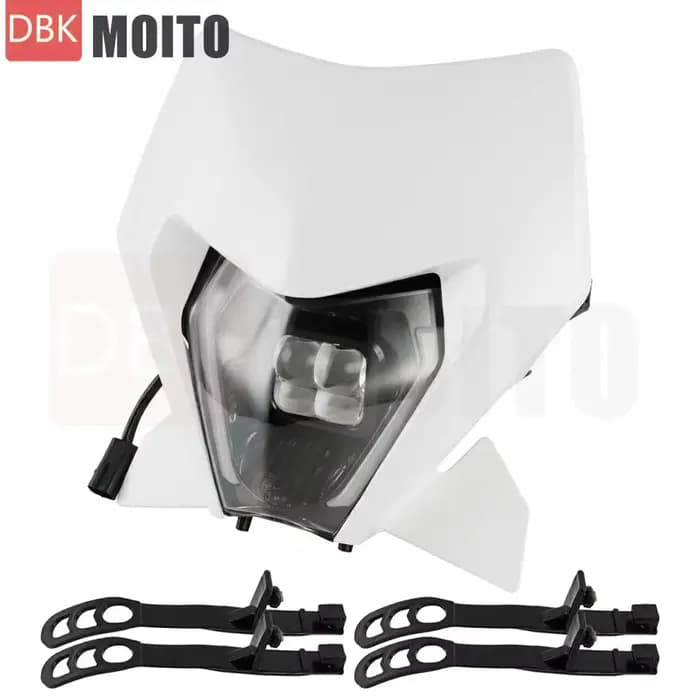 Lampe frontale pour Motocross Enduro