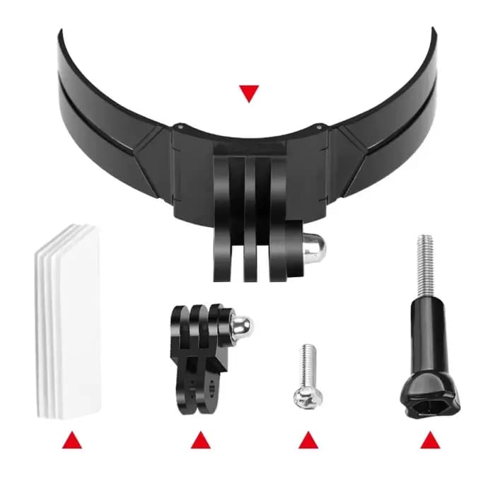 Support de caméra d'action pour casque de moto