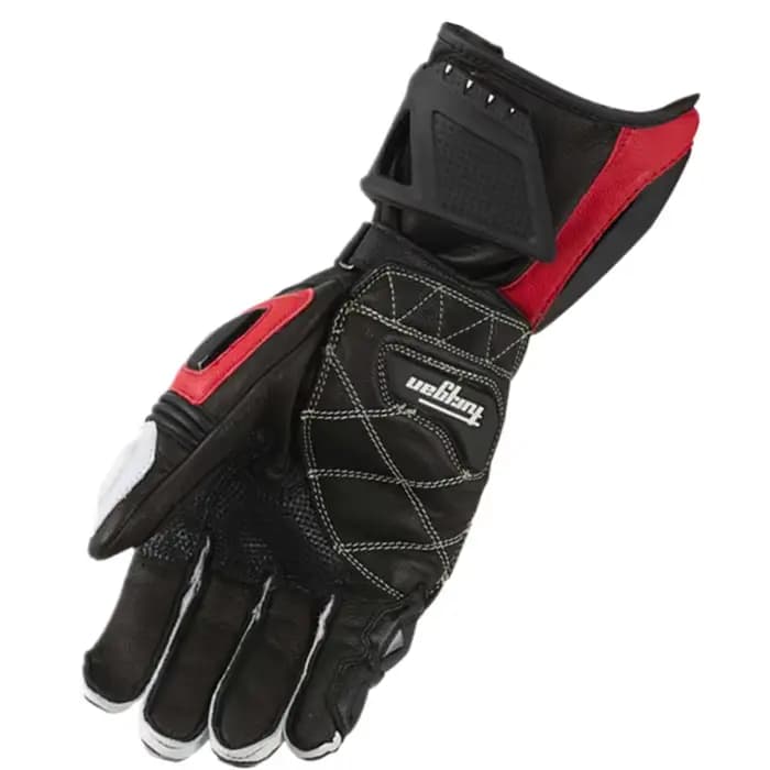 Gants de moto en cuir véritable pour hommes