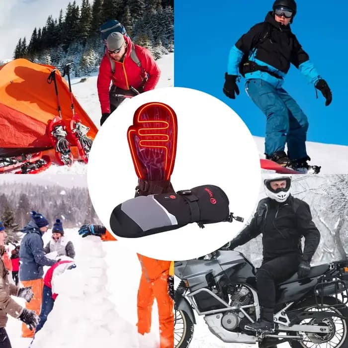 Gants chauffants pour l'hiver 7.4V