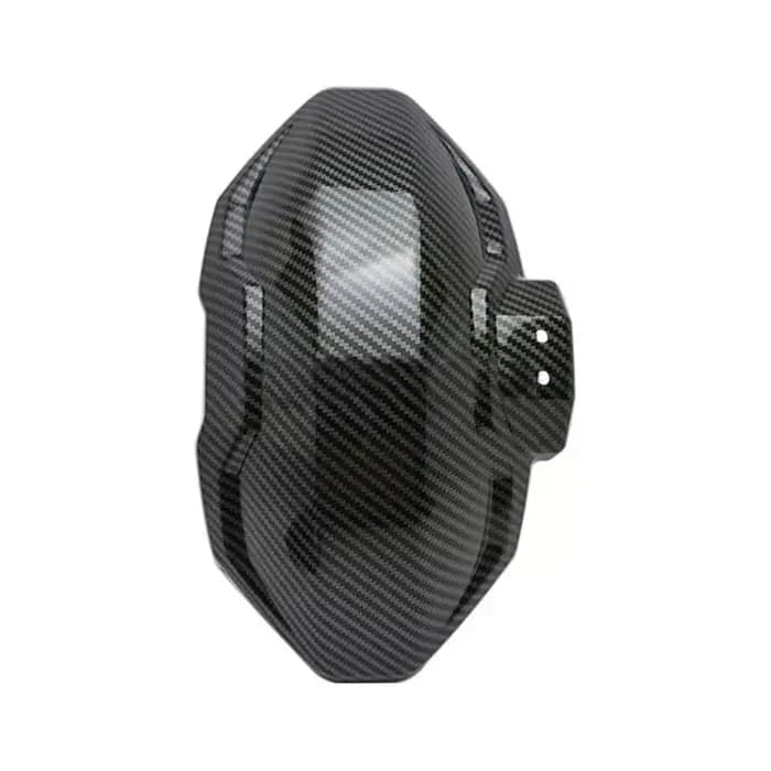 Garde-boue de moto en fibre de carbone texturée