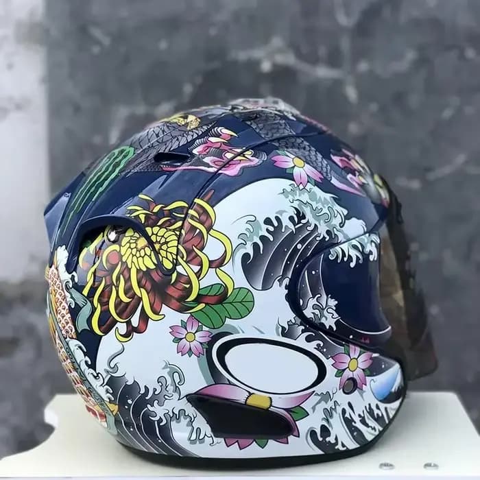 Ram3 Oriental Dragon demi-casque moto tout-terrain casque d'été descente course montagne croix Casco Capacete hommes et femmes