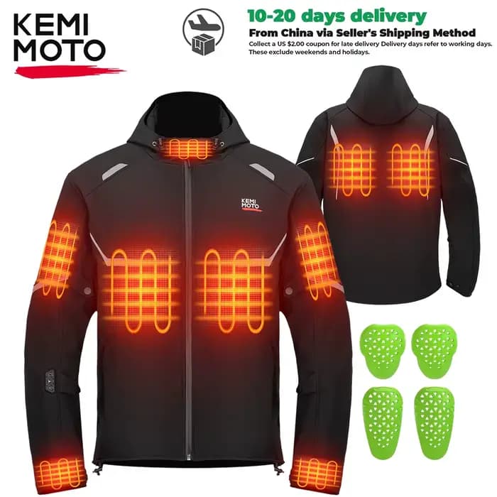 KEMIMOTO veste chauffante moto