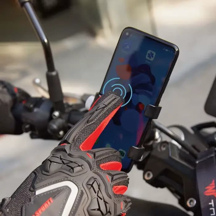 Gants de moto d'été – Protection contre les chocs antidérapante en maille respirante pour hommes et femmes pour