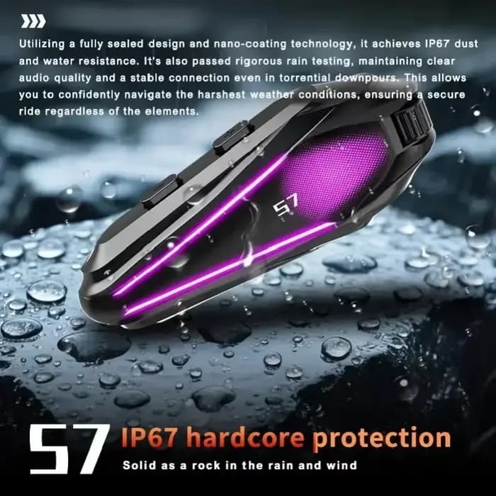 Casque Bluetooth pour moto S7