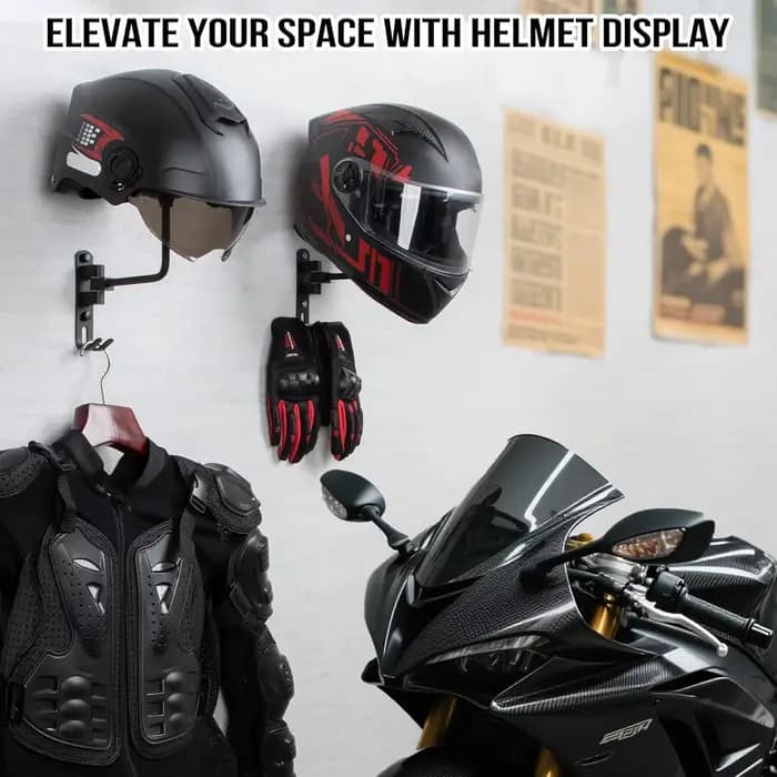Support de casque de moto
