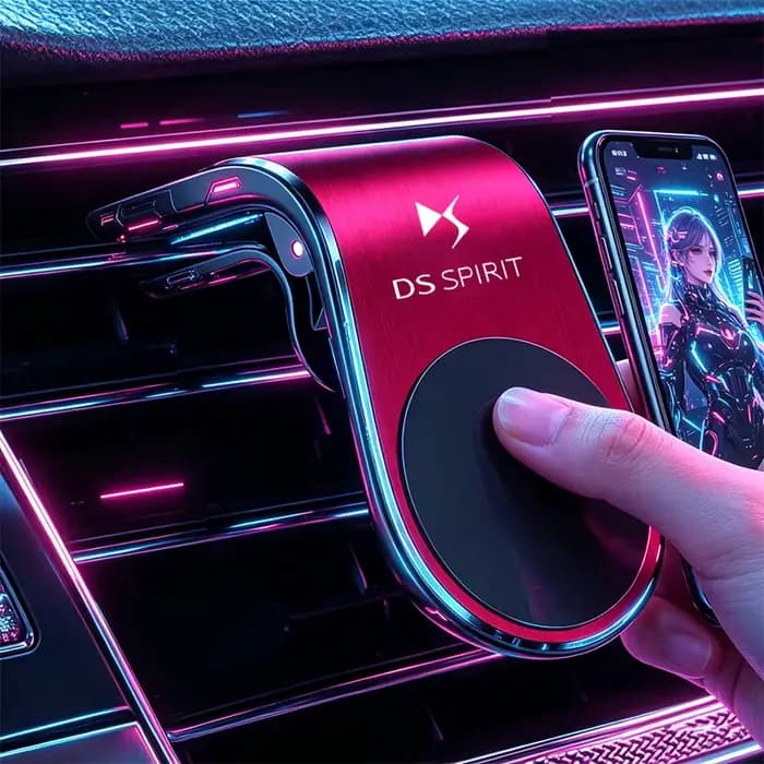 Support magnétique pour téléphone de voiture, accessoires en métal pour DS DS4S DS5 5LS DS3 DS4 DS6 DS7 DS9 WILD RUBIS SPIRIT E-Tense, intérieur de voiture