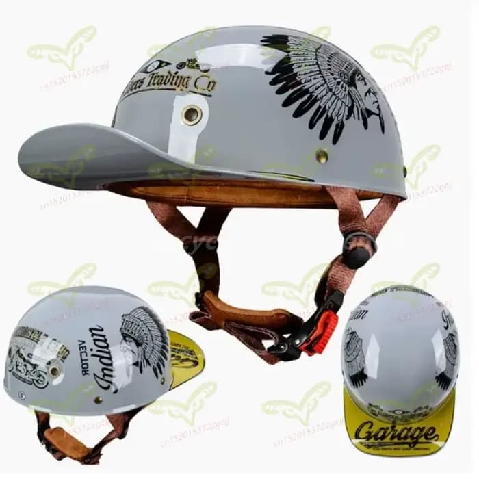 Casque de moto tendance pour homme et femme