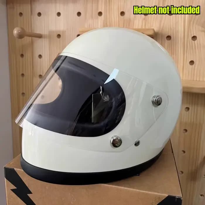 Visière de casque de moto pour casque intégral rétro BEETLESTR