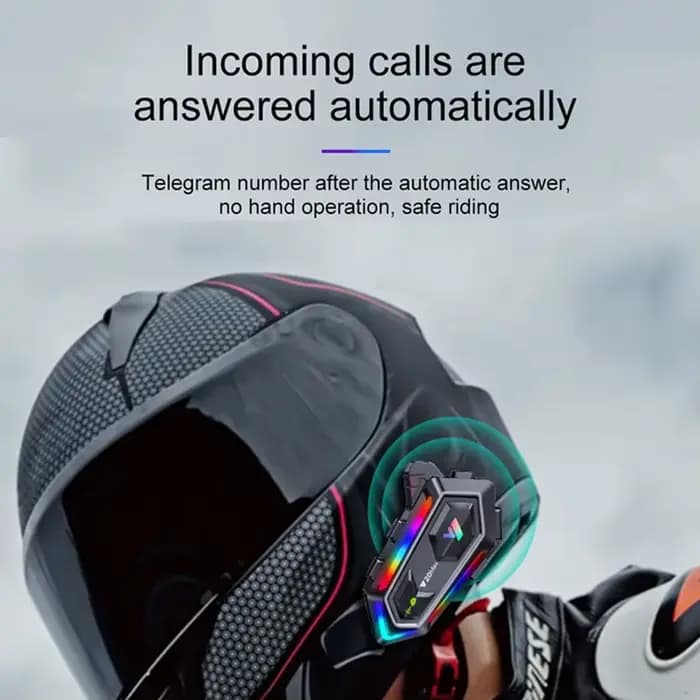 Y20 MAX casque de Moto Interphone V5.3 Kit d'appel mains libres 1000mAh pour 2 cavalier Intercomunicador