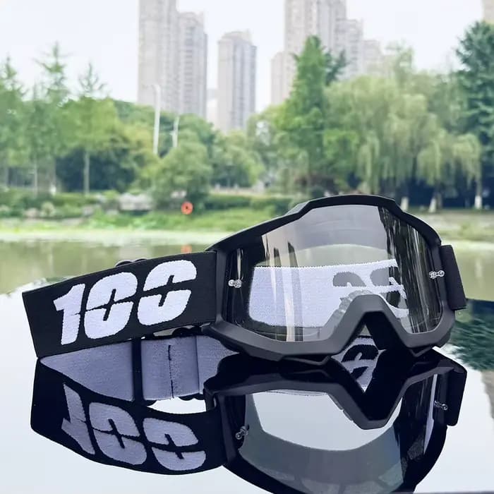 Lunettes de moto avec lentille HD