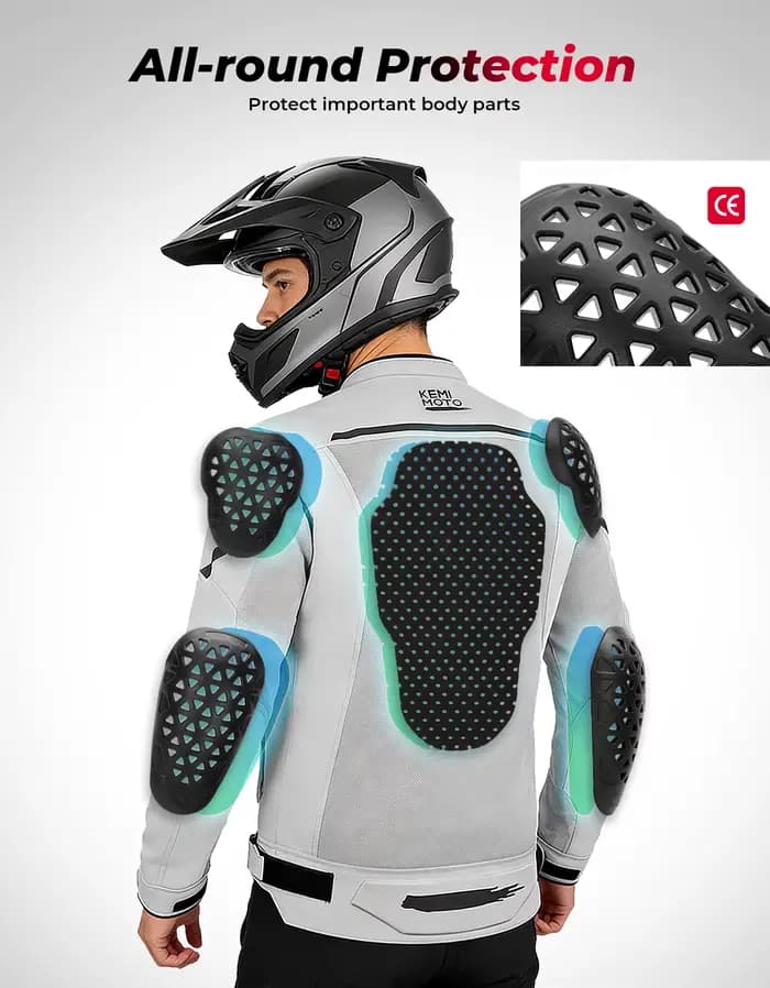 Veste de moto pour hommes