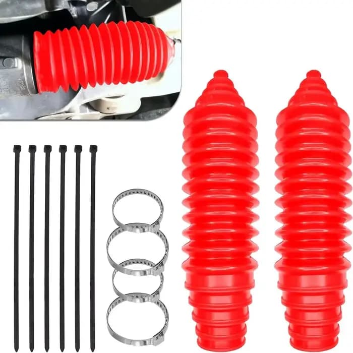 2 pièces NOUVEAU Kit de soufflets de direction universels étanches et anti-poussière pour arbre de transmission et