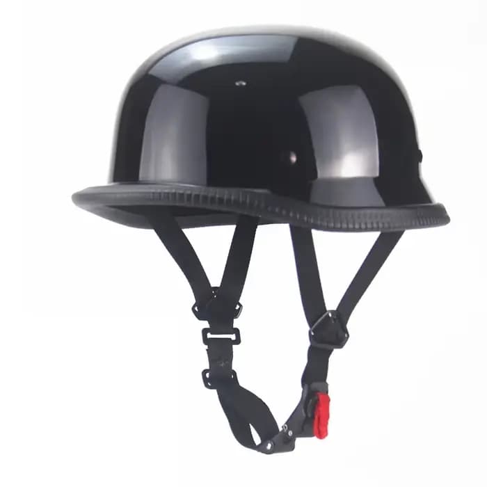 Casque de Moto Demi-Visage Vintage Rétro Allemand