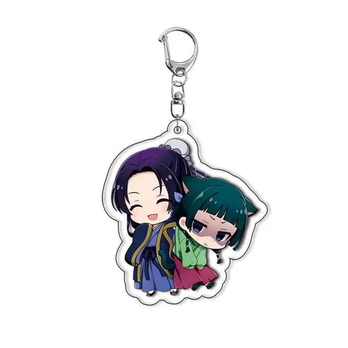 Porte-clés en acrylique avec personnage Kawaii The Apothecary Diaries, accessoires de dessin animé, breloques mignonnes pour sac à dos, ornement de voiture, anneau Ke, jouet cadeaux