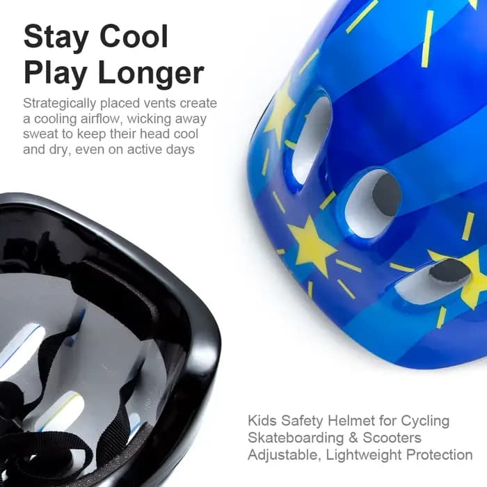 Casque réglable pour enfants de 3 à 16 ans