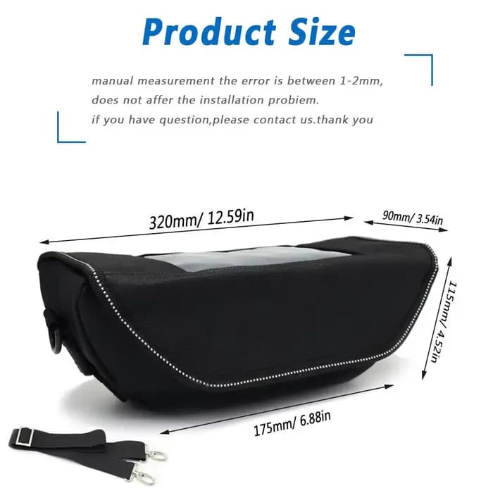 Sac à outils pour accessoires de moto Hunter 350 hunter350 hunter 350, étanche et anti-poussière, sac de guidon de voyage pratique