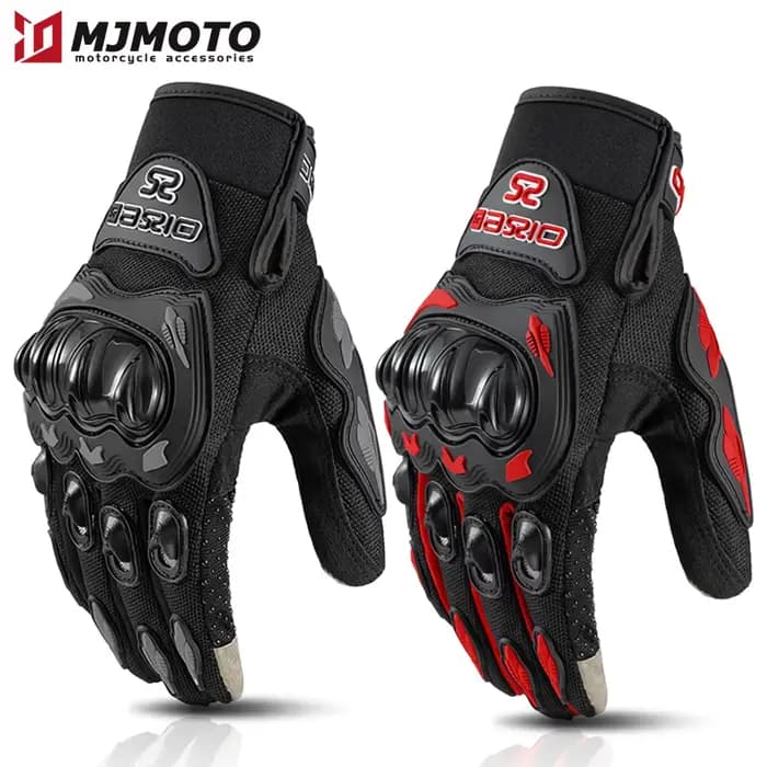 Gants de Moto Respirants à Doigts Complets