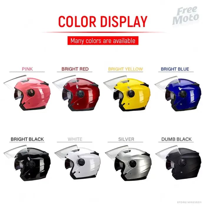 JIEKAI casque Scooter moto électrique moteur Van hommes femmes Vintage Double visière casques adapté aux quatre saisons M-XL #