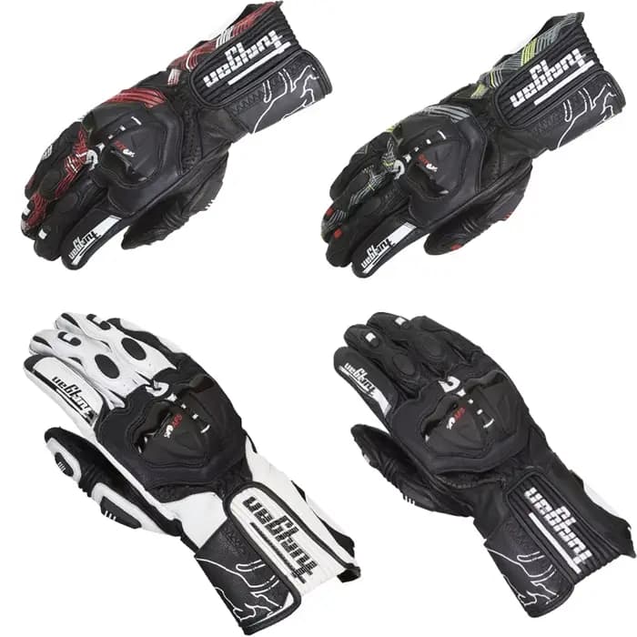 Furygan longs gants de moto en cuir certifié CE