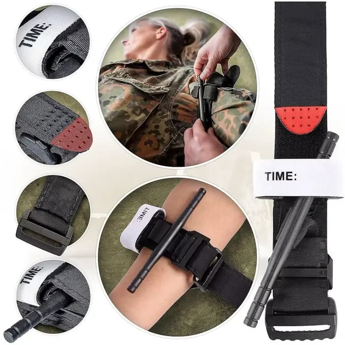 Garrot d'urgence tactique
