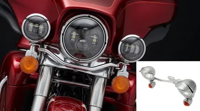 Phare antibrouillard auxiliaire pour moto