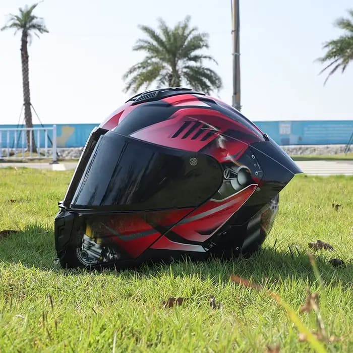 Casque modulaire rabattable pour hommes et femmes