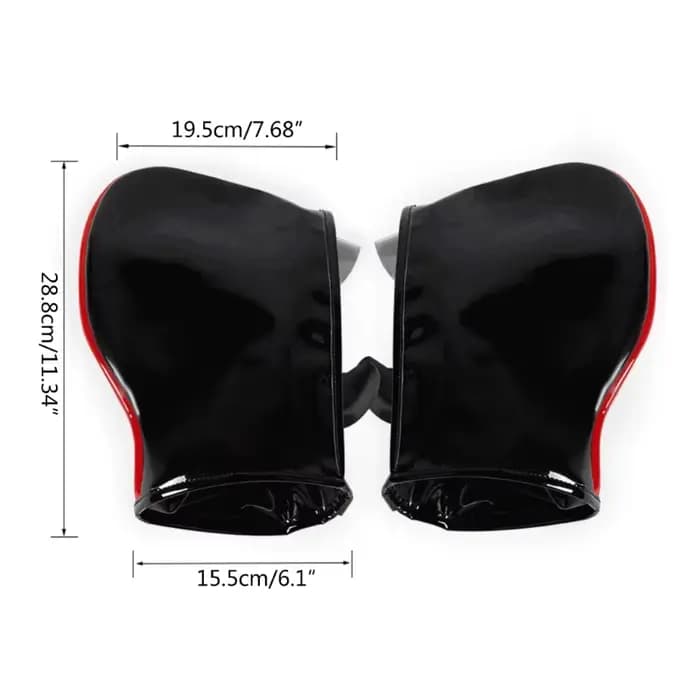 Hurcycles-Gants de guidon imperméables pour temps froid