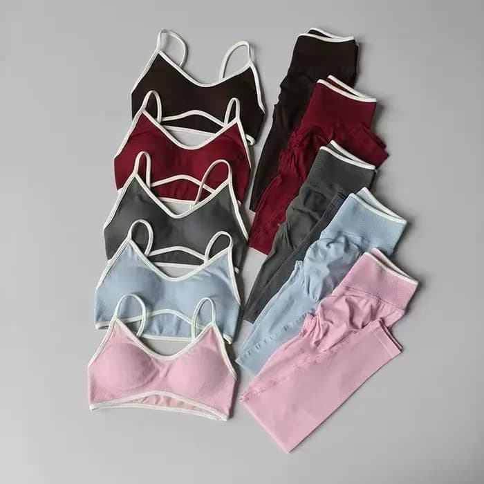 Costume de Fitness pour femmes, pantalon de sport en Patchwork de couleurs contrastées à bretelles, résistant aux chocs, amincissant, sensation nue à séchage rapide, vêtements de Yoga