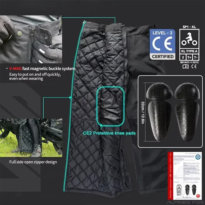 Survêtement de Moto imperméable d'hiver