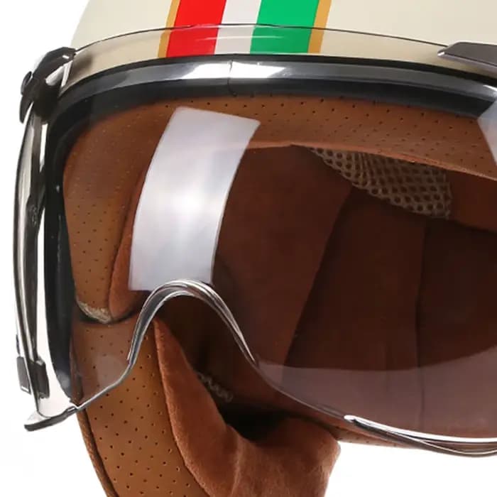 Casque de moto vintage pour homme
