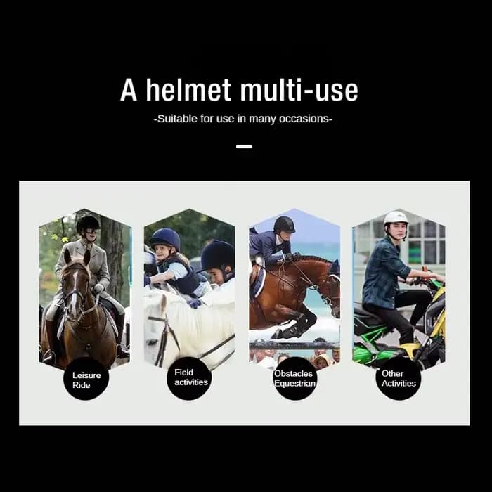 Casque d'équitation pour femmes et hommes